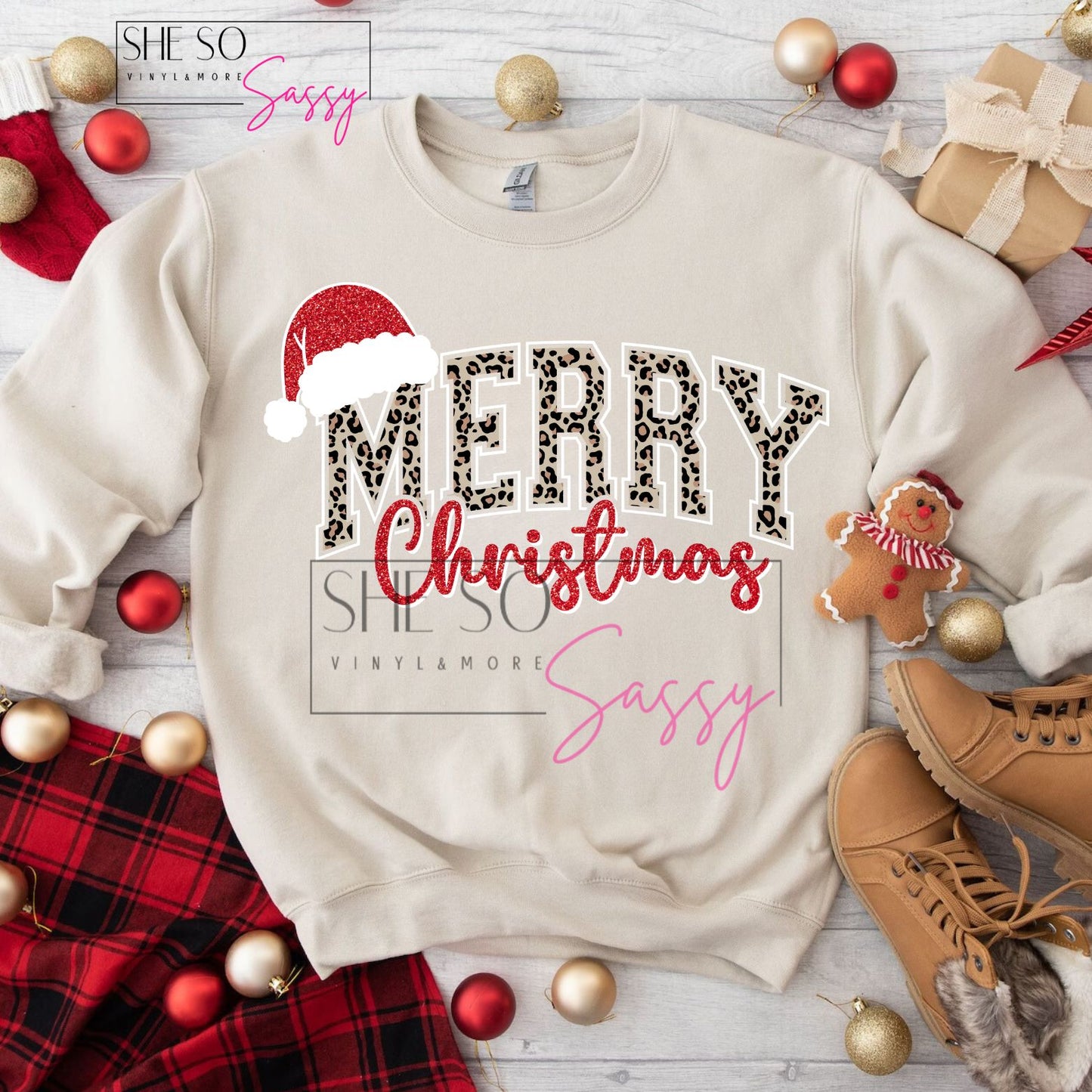 Merry Christmas (Santa Hat) Sweater