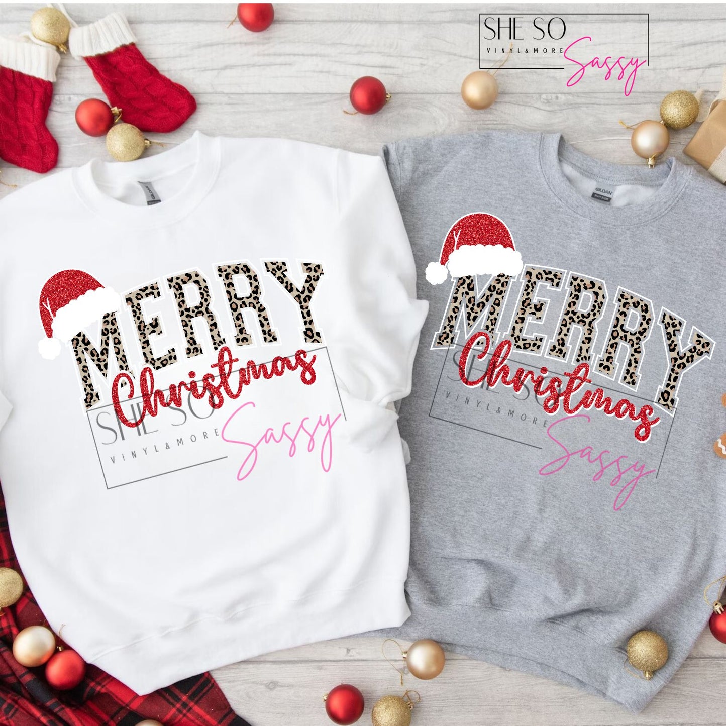 Merry Christmas (Santa Hat) Sweater