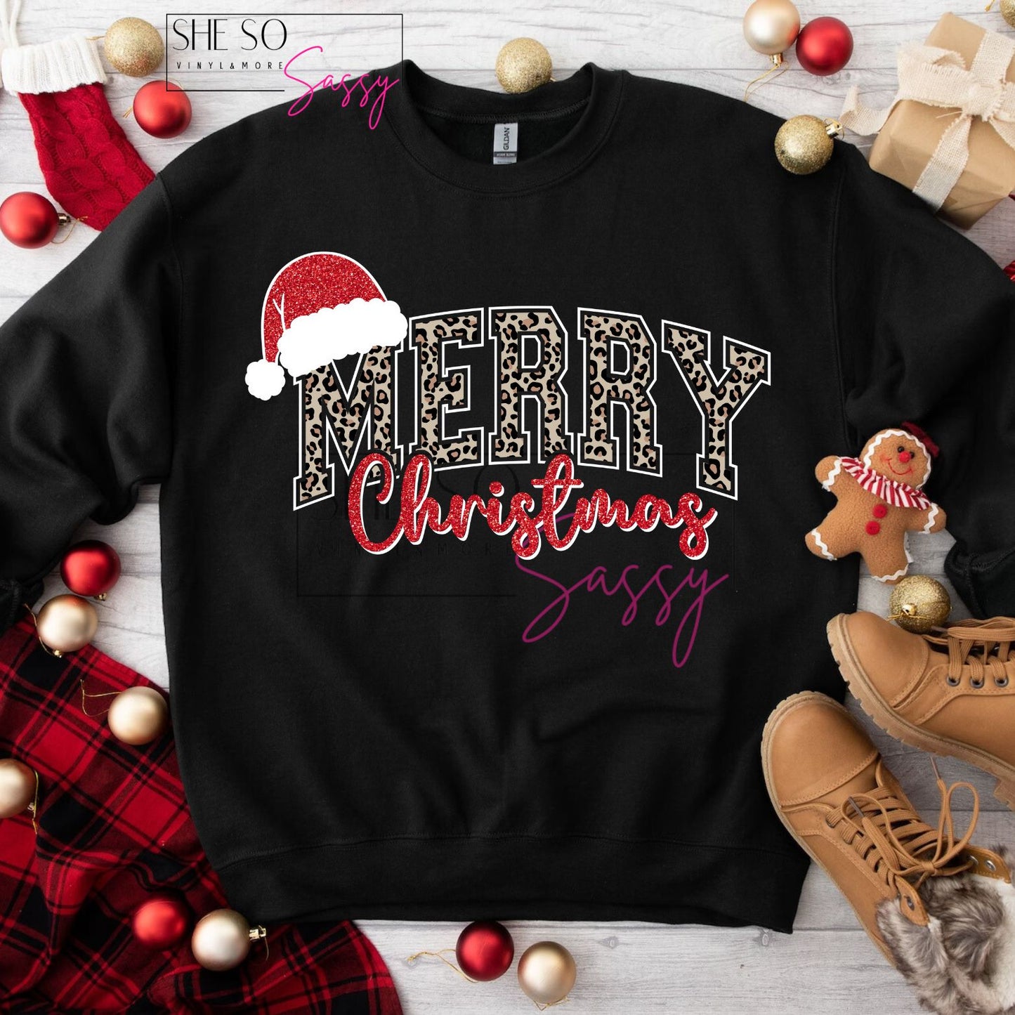 Merry Christmas (Santa Hat) Sweater