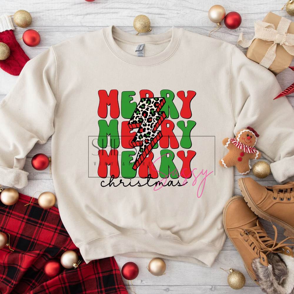 Merry Merry Merry Christmas Sweater