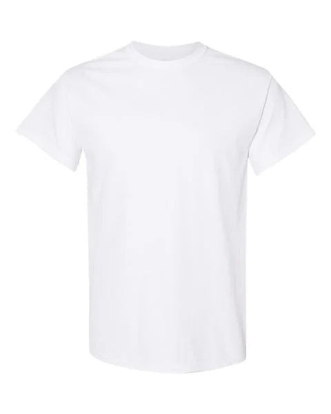White-Adult Heavy Cotton T-Shirt