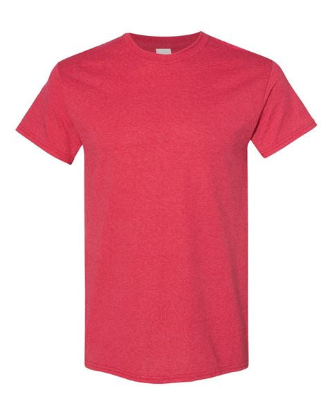Heather Red-Heavy Cotton T-Shirt