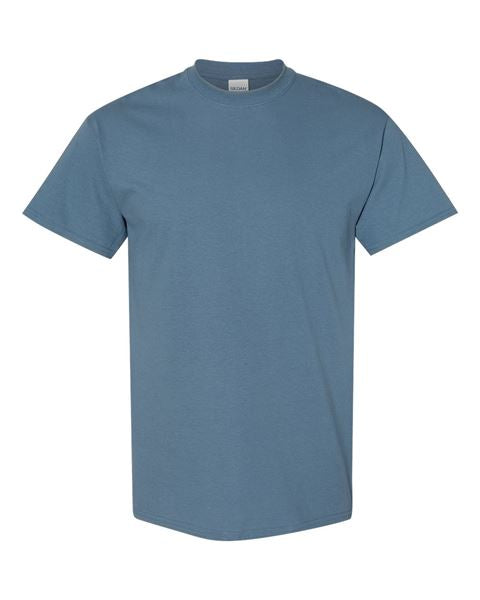 Indigo Blue-Heavy Cotton T-Shirt