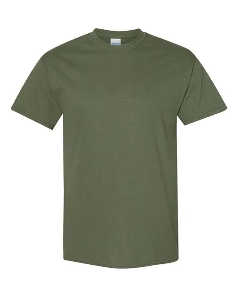 Military Green-Heavy Cotton T-Shirt