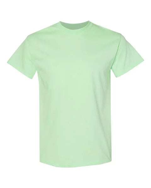 Mint Green-Heavy Cotton T-Shirt