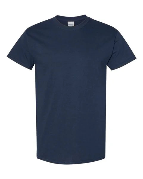 Navy-Heavy Cotton T-Shirt
