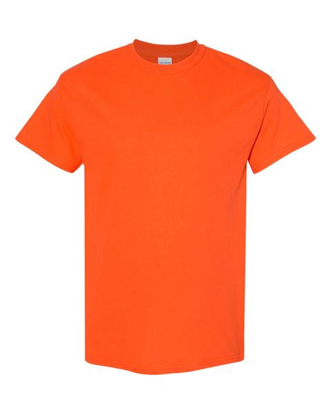 Orange-Heavy Cotton T-Shirt