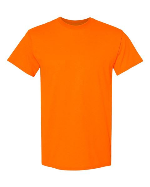 Safety Orange-Heavy Cotton T-Shirt