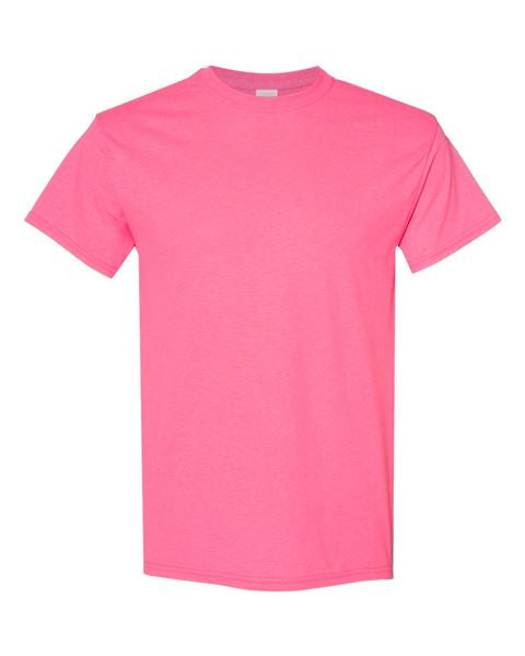 Safety Pink-Heavy Cotton T-Shirt