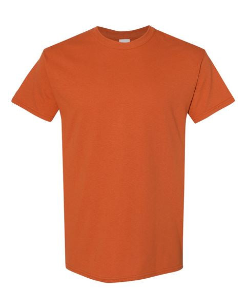 Texas Orange-Heavy Cotton T-Shirt