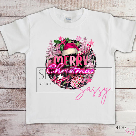 Pink Neon Christmas Youth