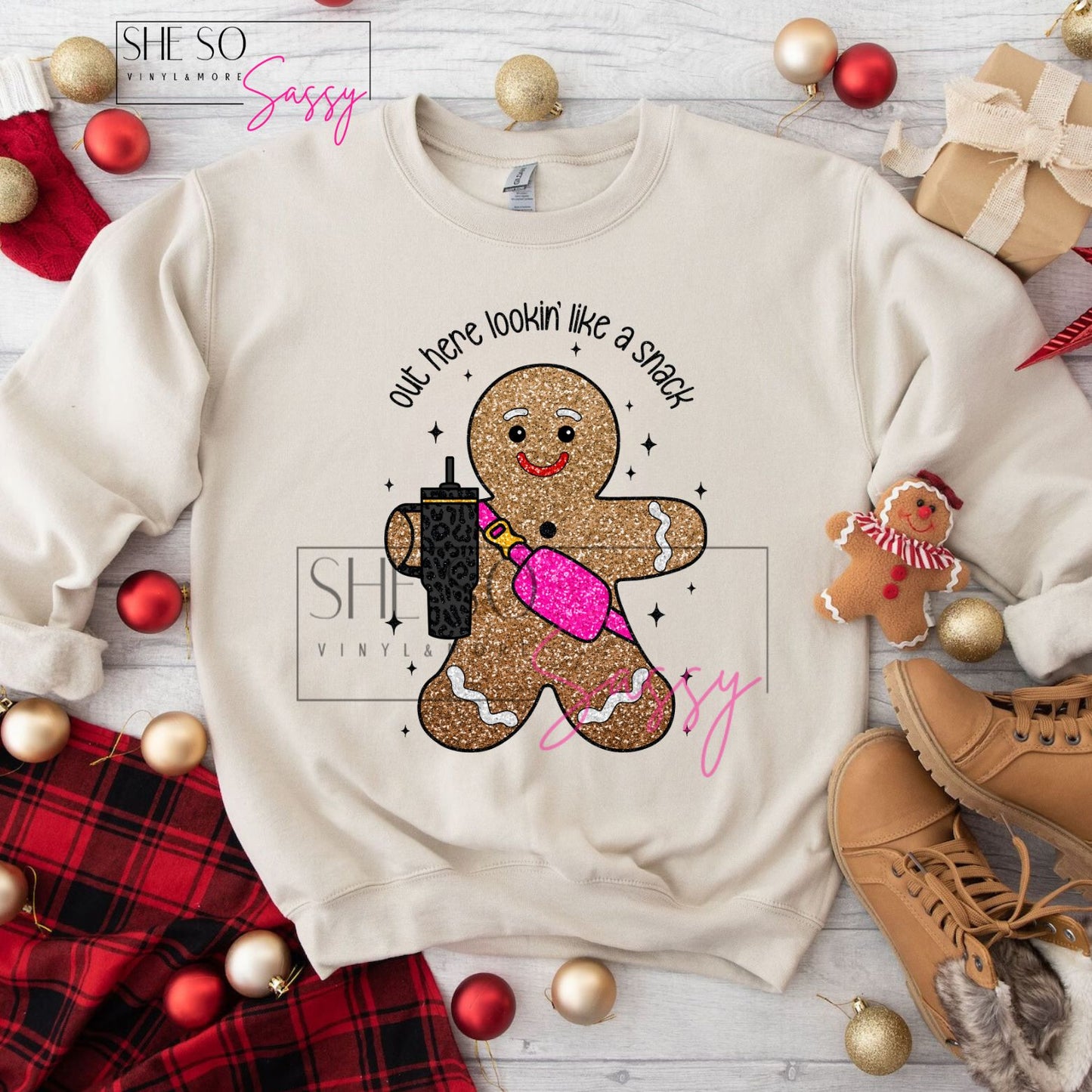 Gingerbread looking like a snack Sweater