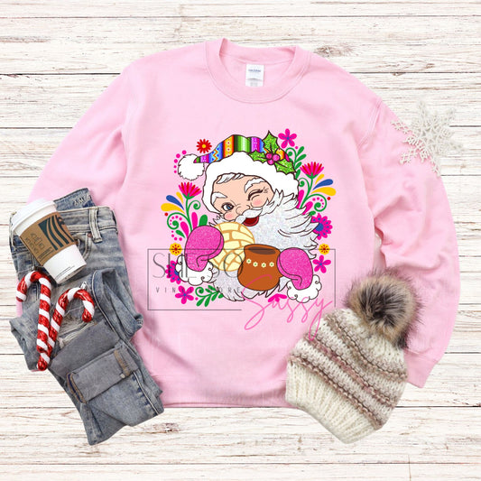 Sarape Santa Sweater