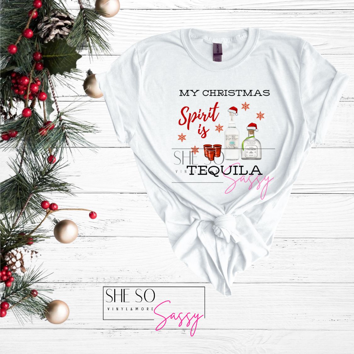 My Christmas spirit…Tequila