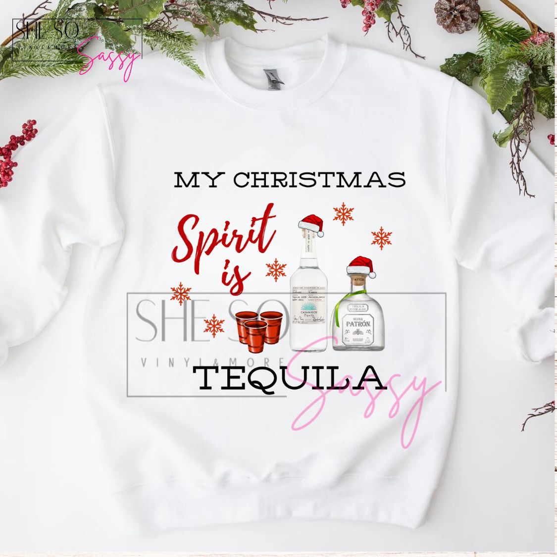 My Christmas spirit…Tequila