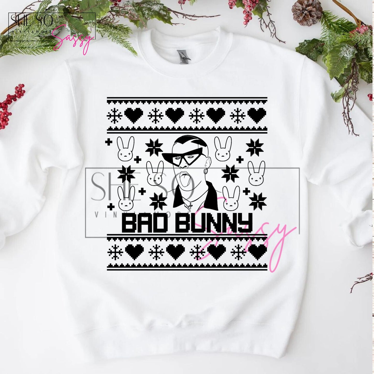 Bad Bunny Ugly Sweater