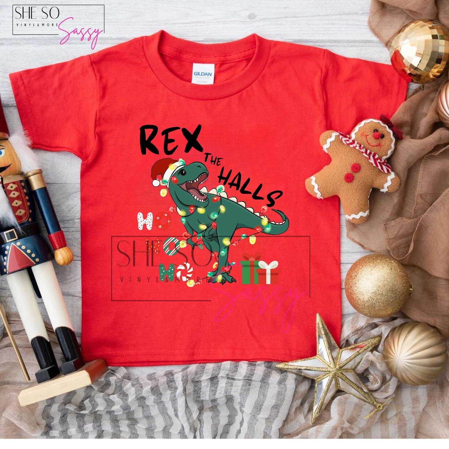 T-Rex Deck the Halls