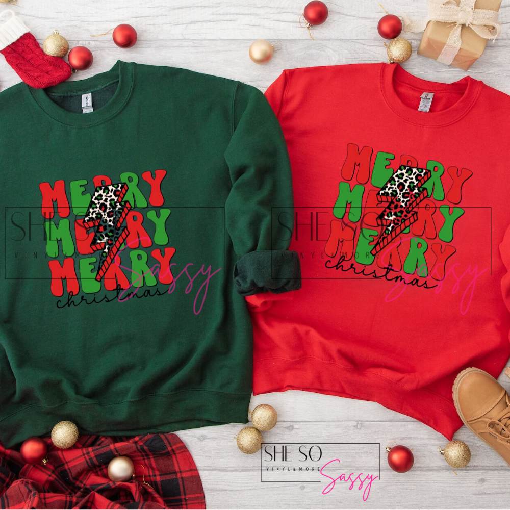 Merry Merry Merry Christmas Sweater