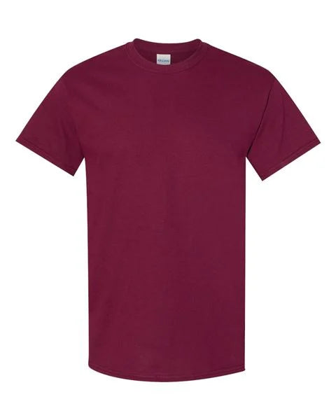 Maroon-Heavy Cotton T-Shirt