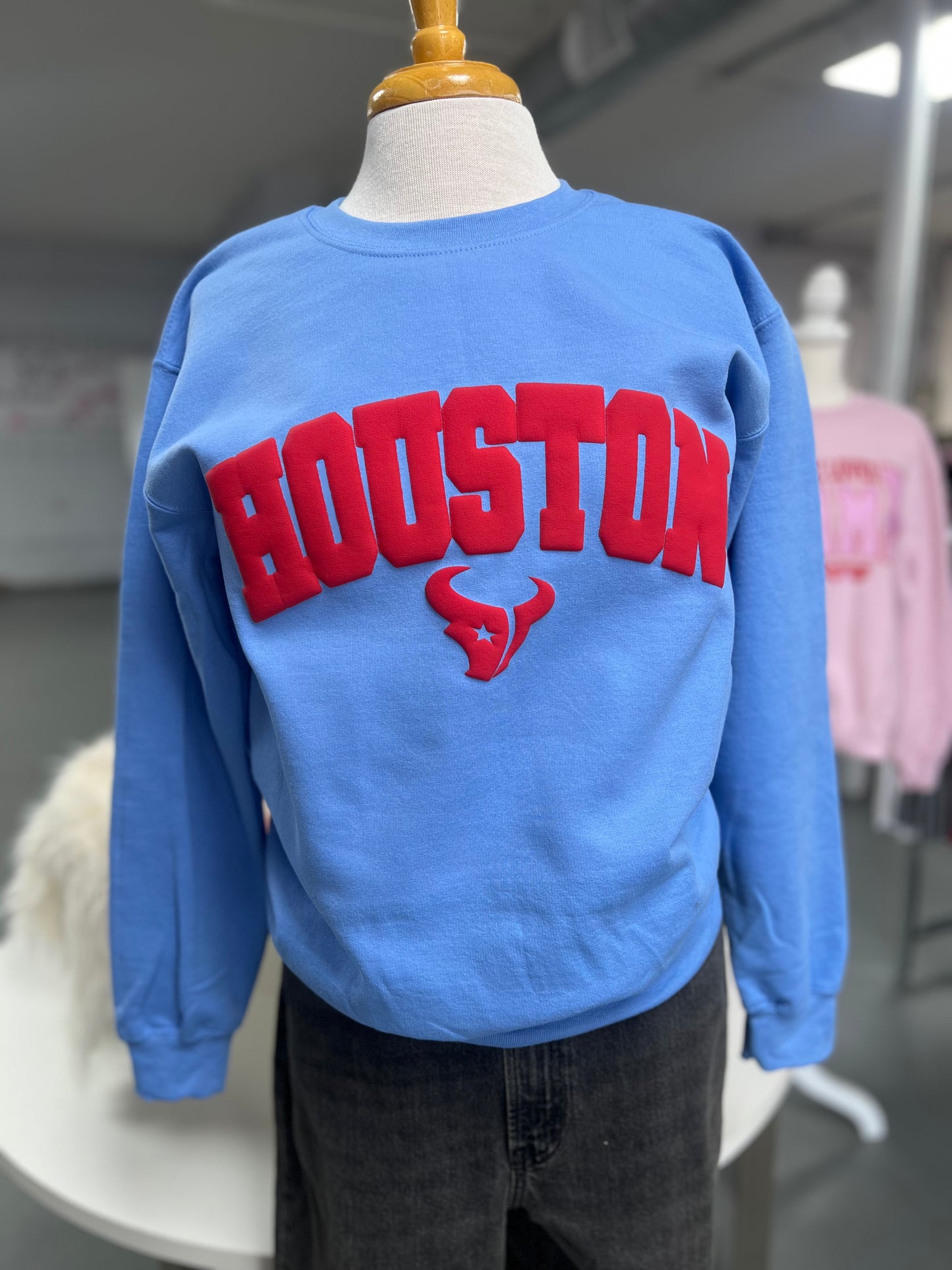 HOU TEX PUFF SWEATSHIRT