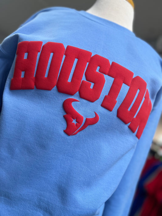 HOU TEX PUFF SWEATSHIRT