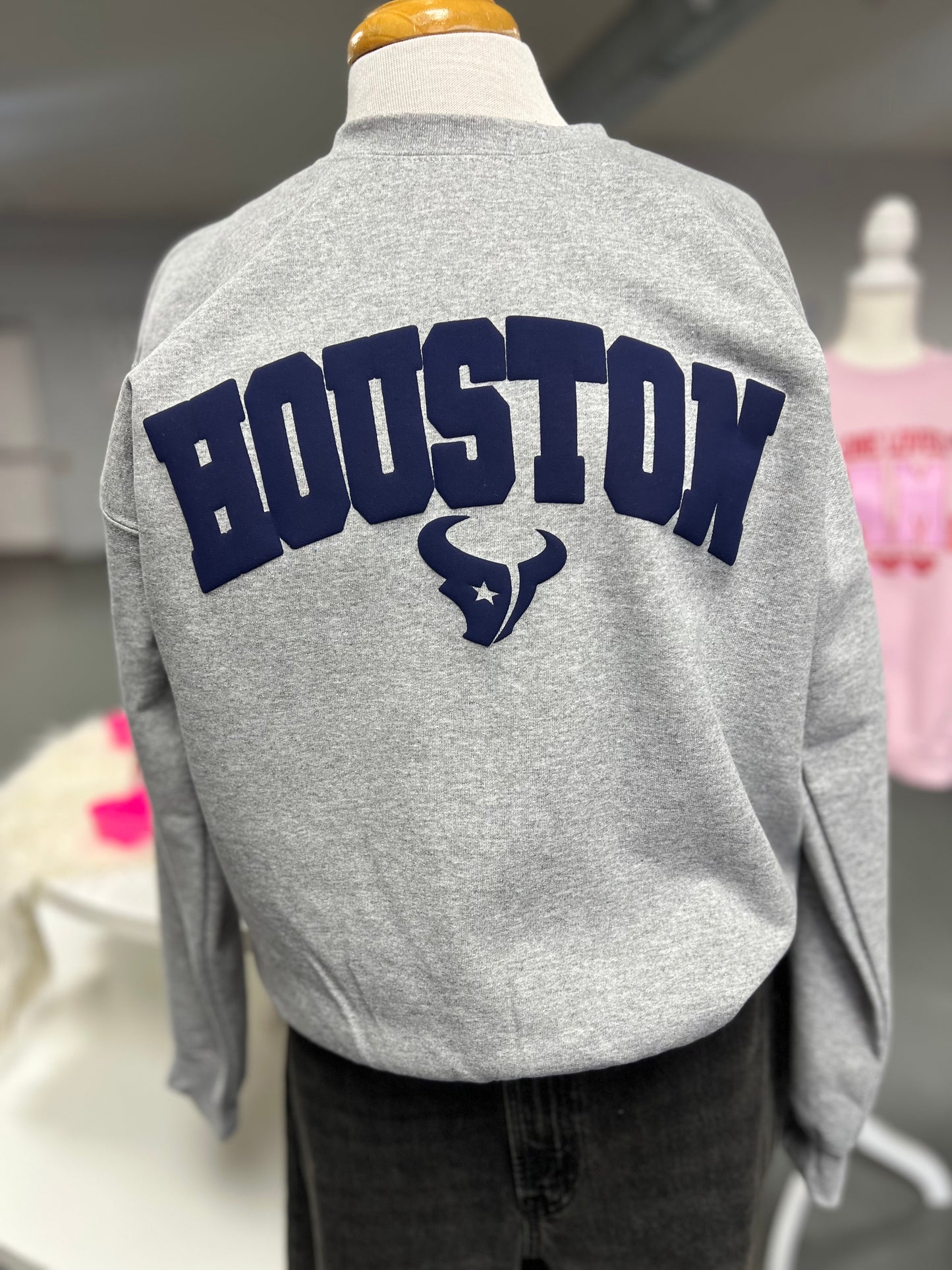 HOU TEX PUFF SWEATSHIRT