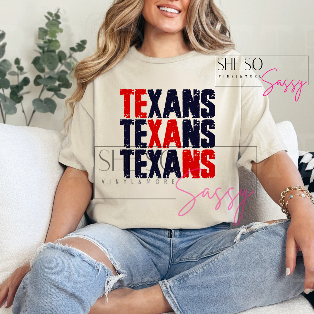 Texans Red & Blue