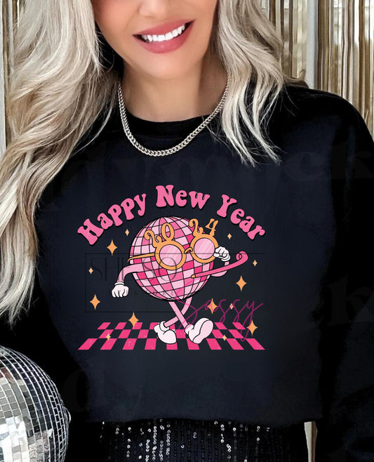 Happy New Year (disco 2024 glasses checker)