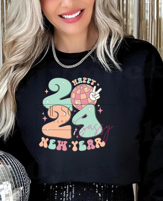 Happy New Year 2024 (pastel peace)