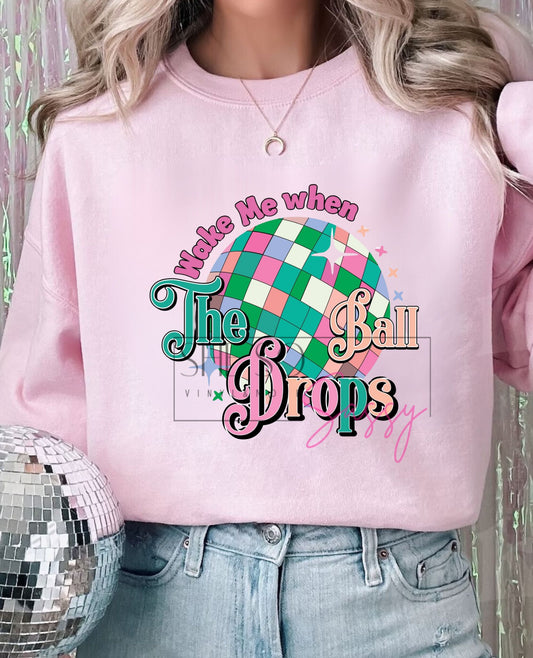 Wake me when the ball drops-pastel