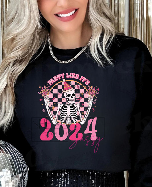 Party like it’s 2024 -skeleton