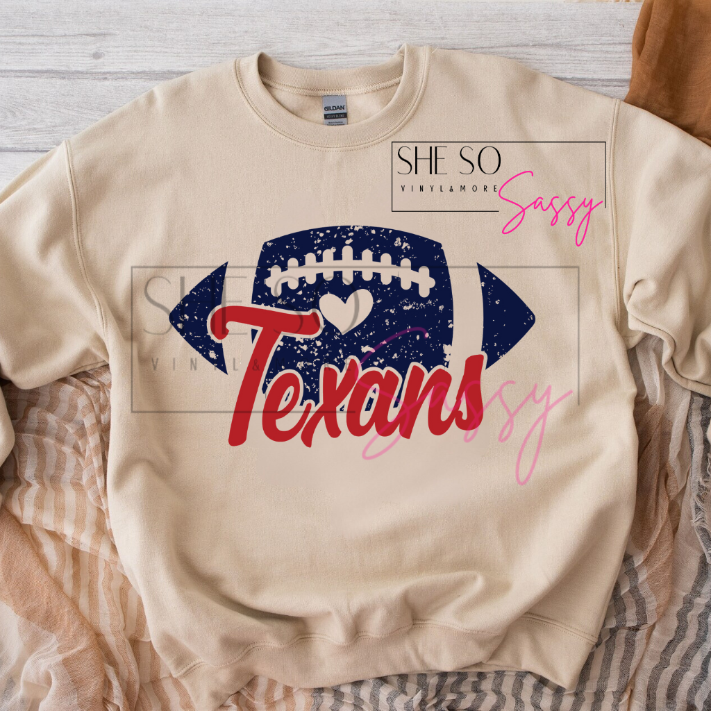 Distressed Texans Football