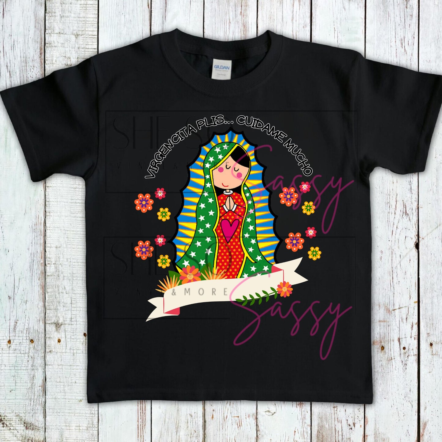 Virgencita Plis…Cuidame mucho (flowers)