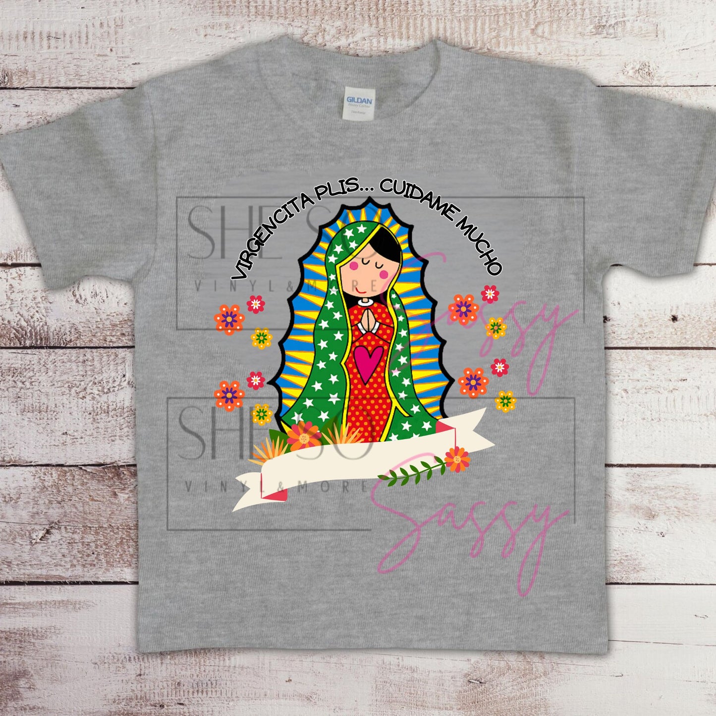 Virgencita Plis…Cuidame mucho (flowers)