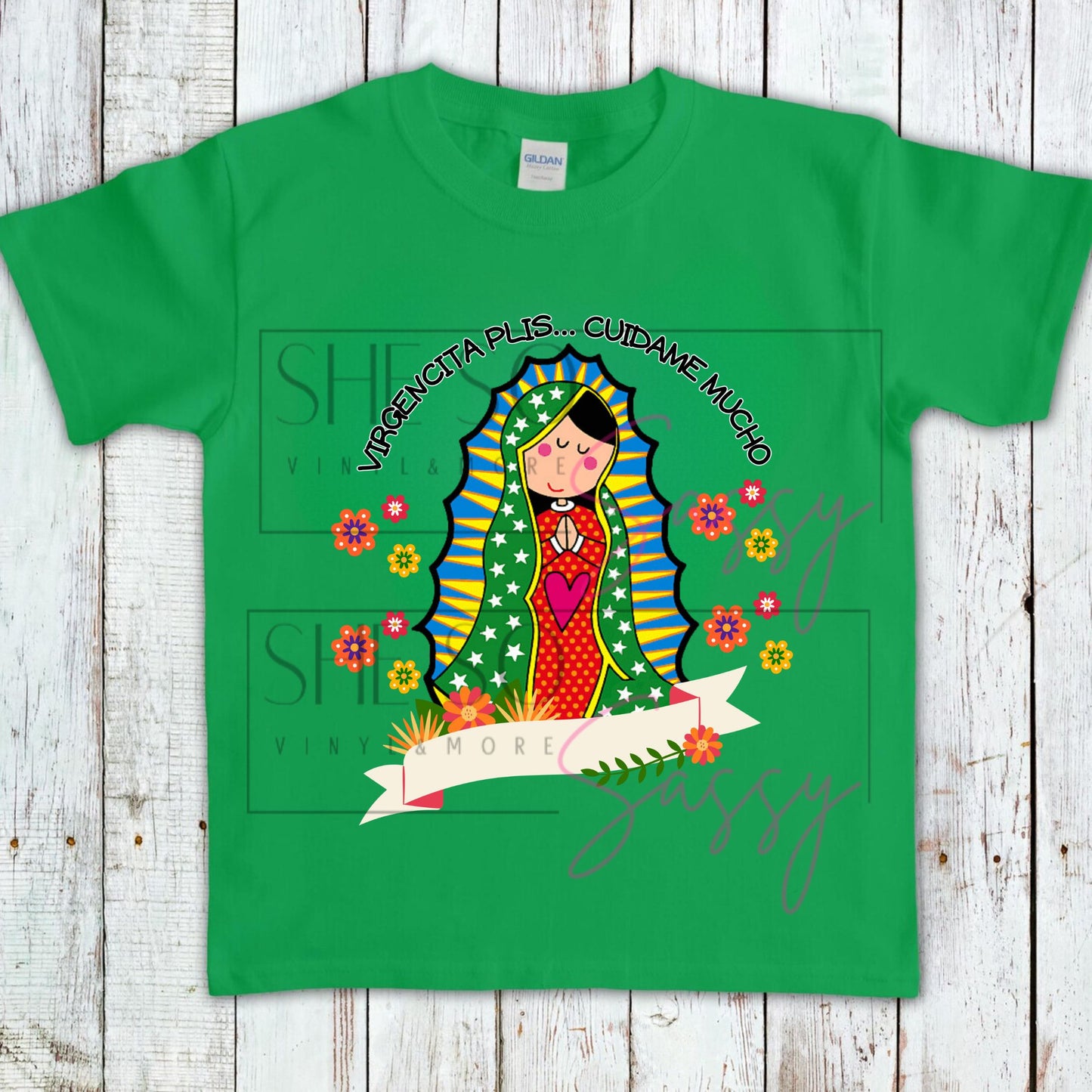 Virgencita Plis…Cuidame mucho (flowers)