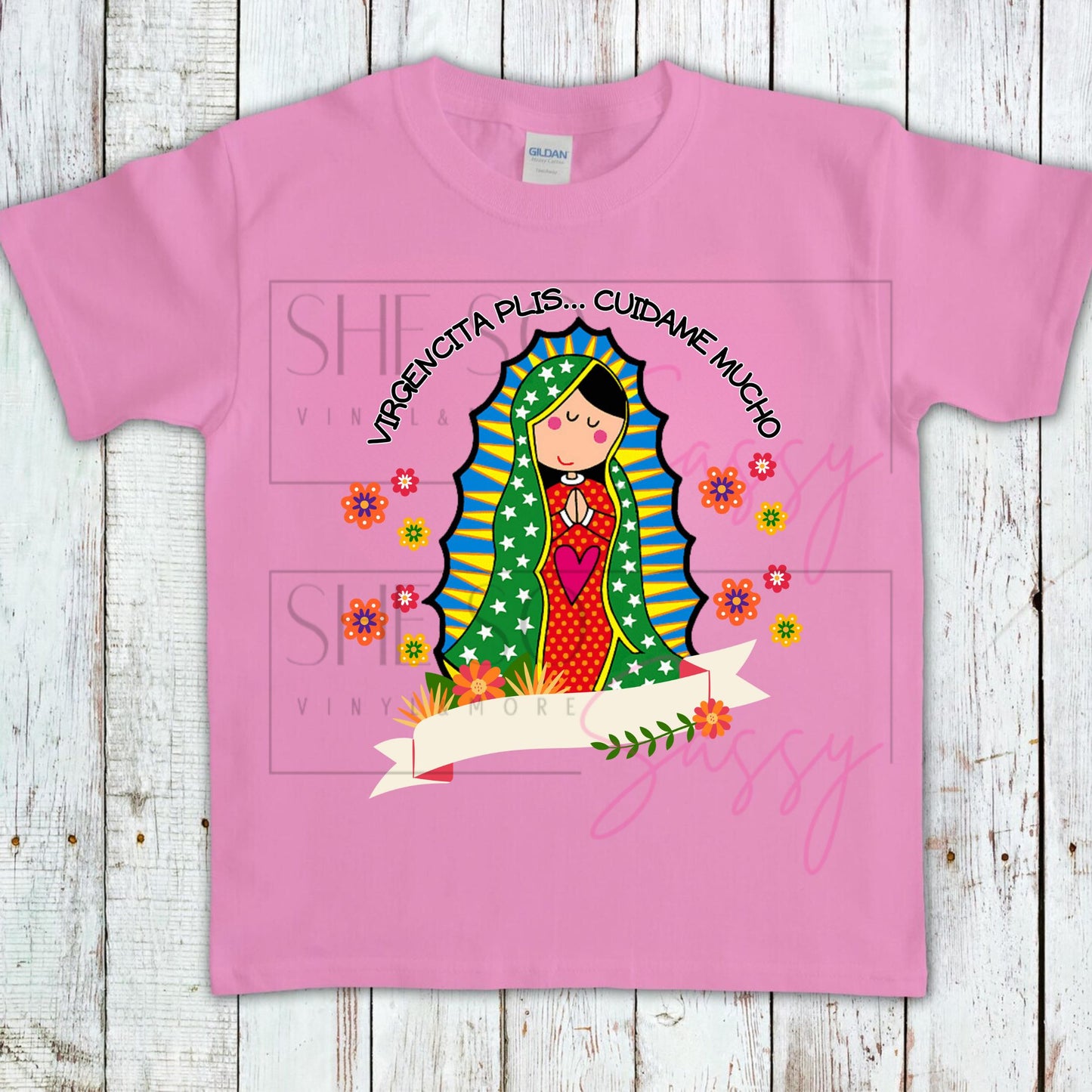 Virgencita Plis…Cuidame mucho (flowers)