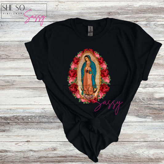 Virgen de Guadalupe-Roses