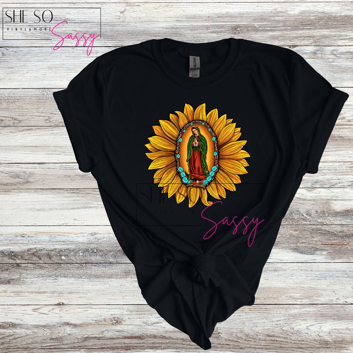 Virgen de Guadalupe-Sunflower