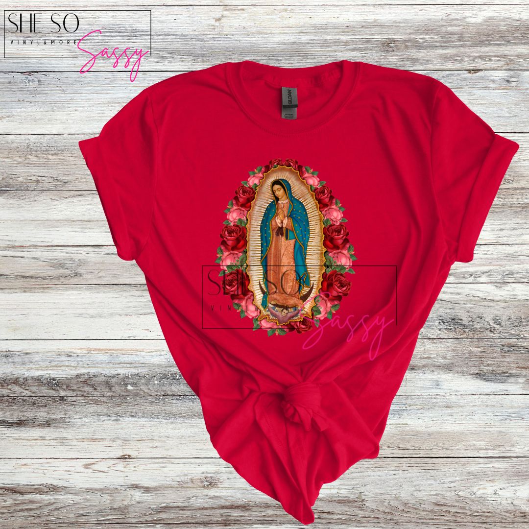 Virgen de Guadalupe-Roses