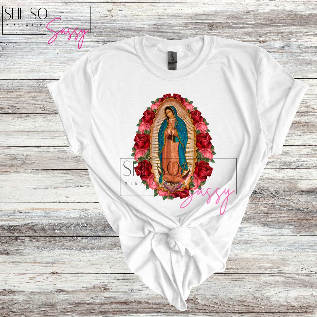 Virgen de Guadalupe-Roses