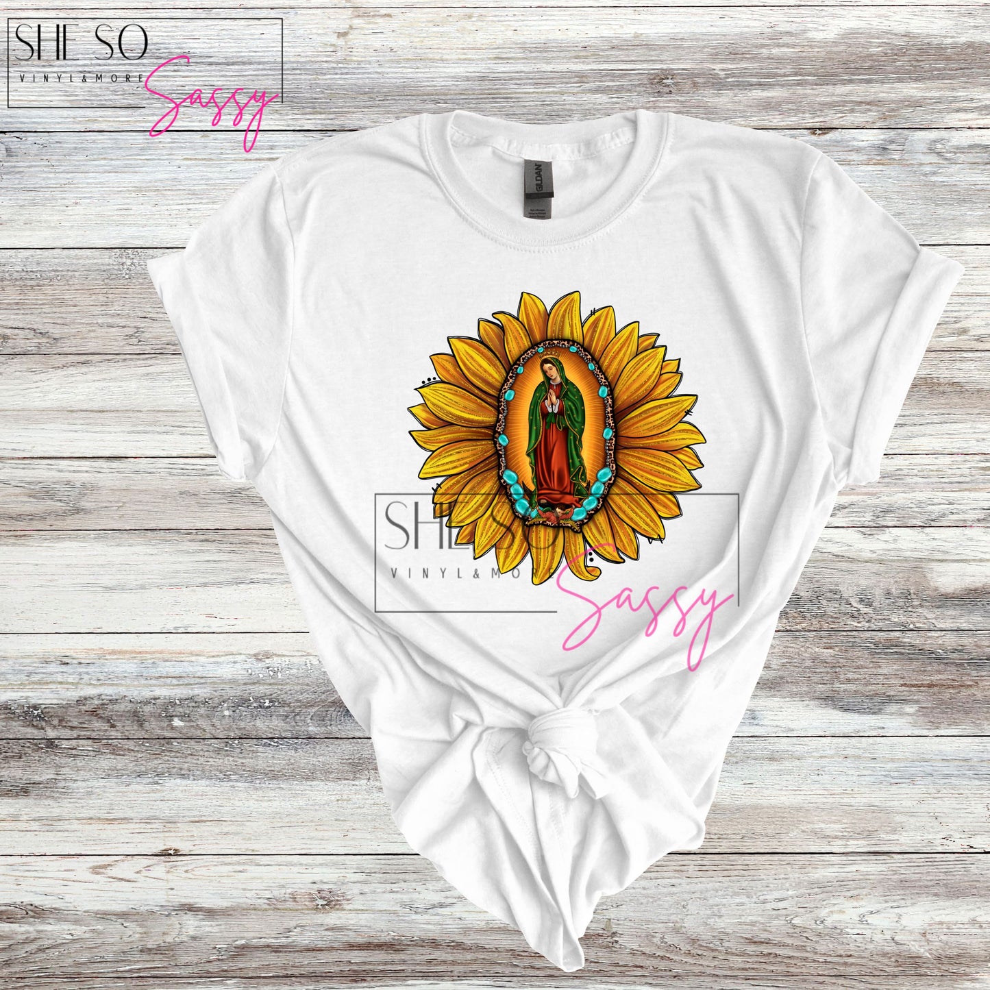 Virgen de Guadalupe-Sunflower