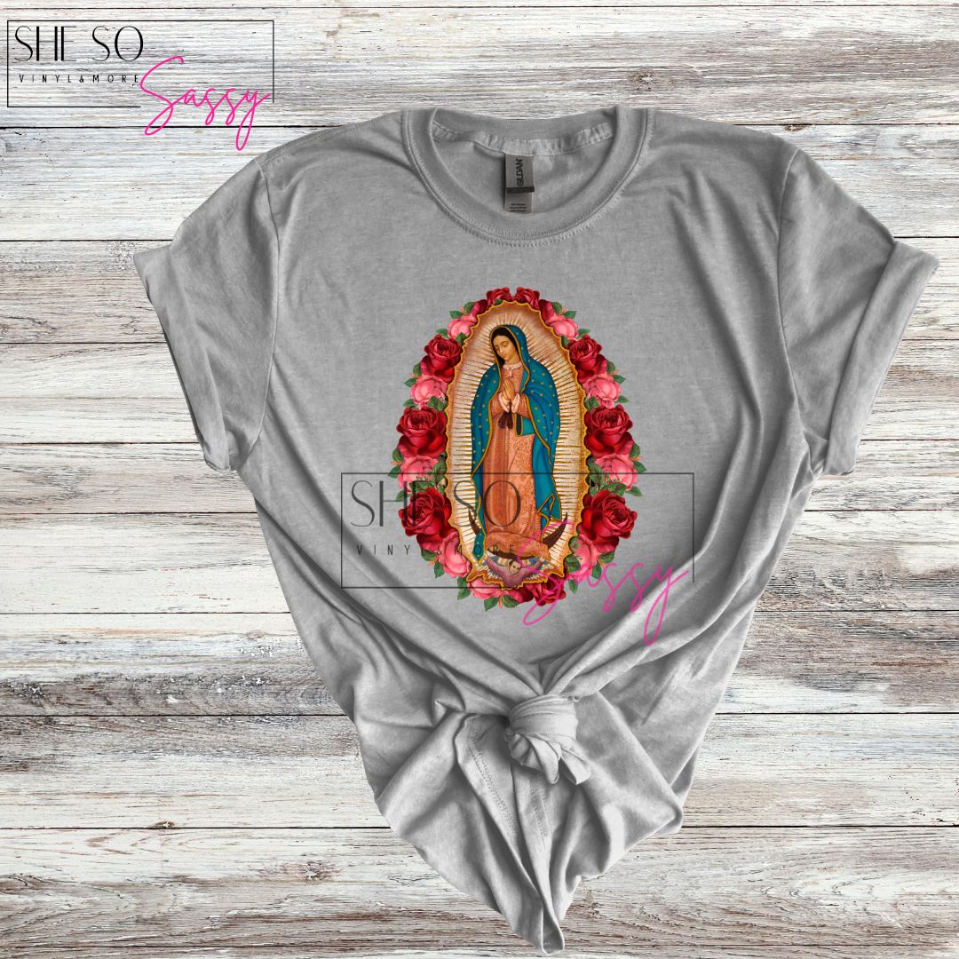 Virgen de Guadalupe-Roses