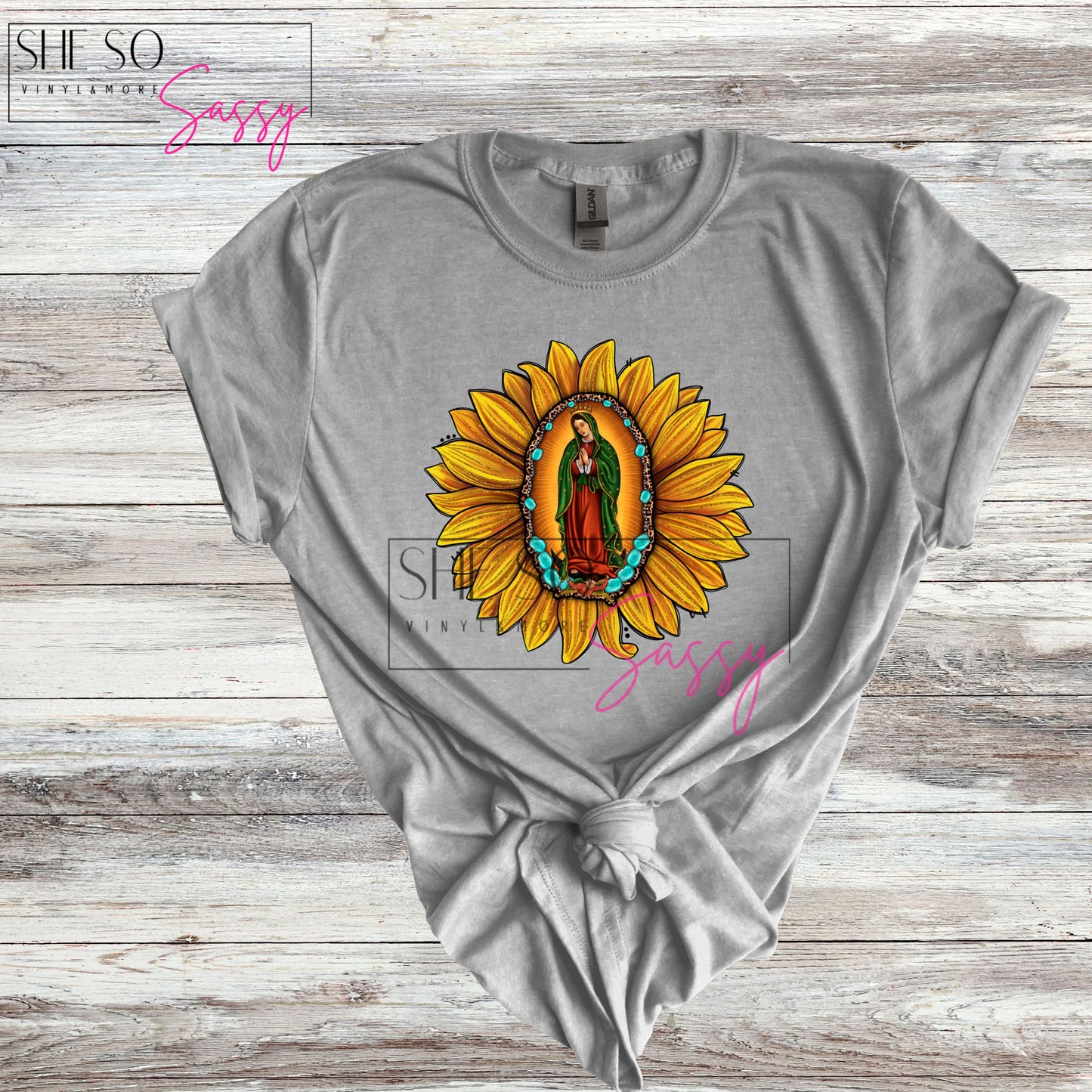 Virgen de Guadalupe-Sunflower