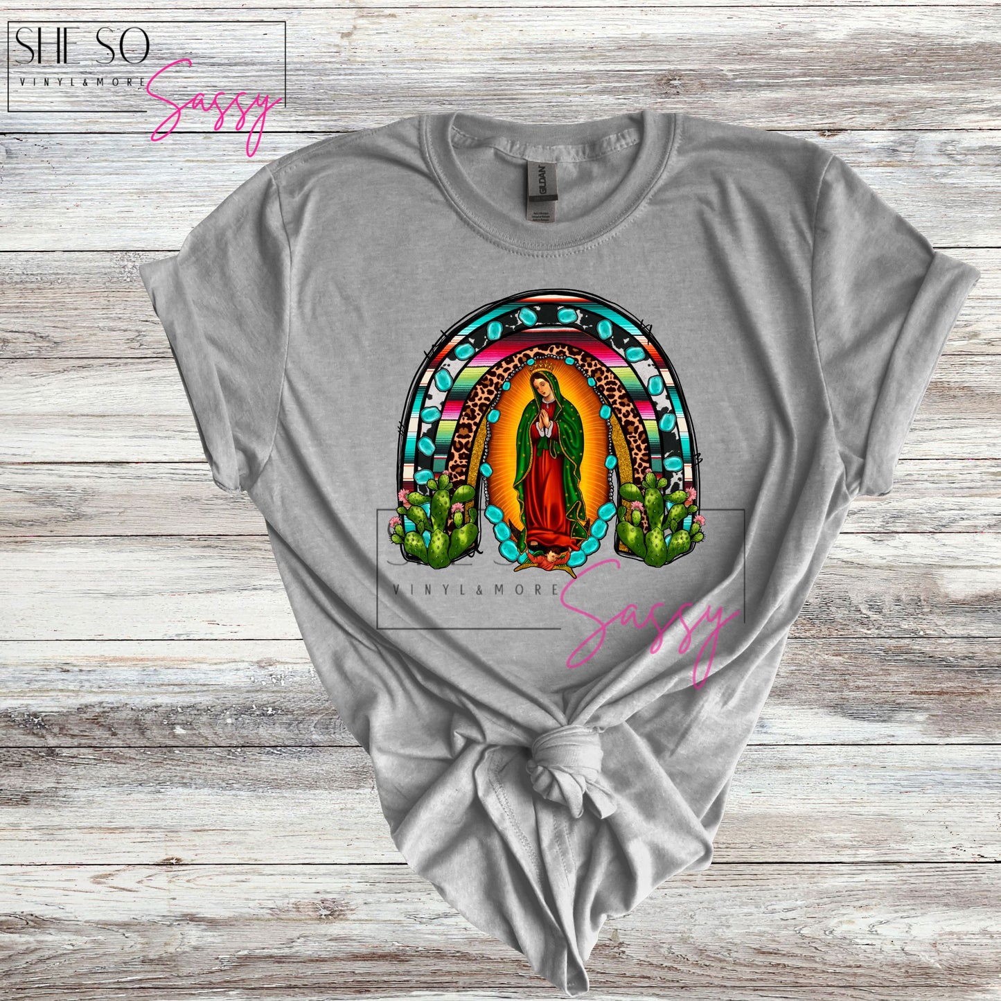 Virgen de Guadalupe-Rainbow