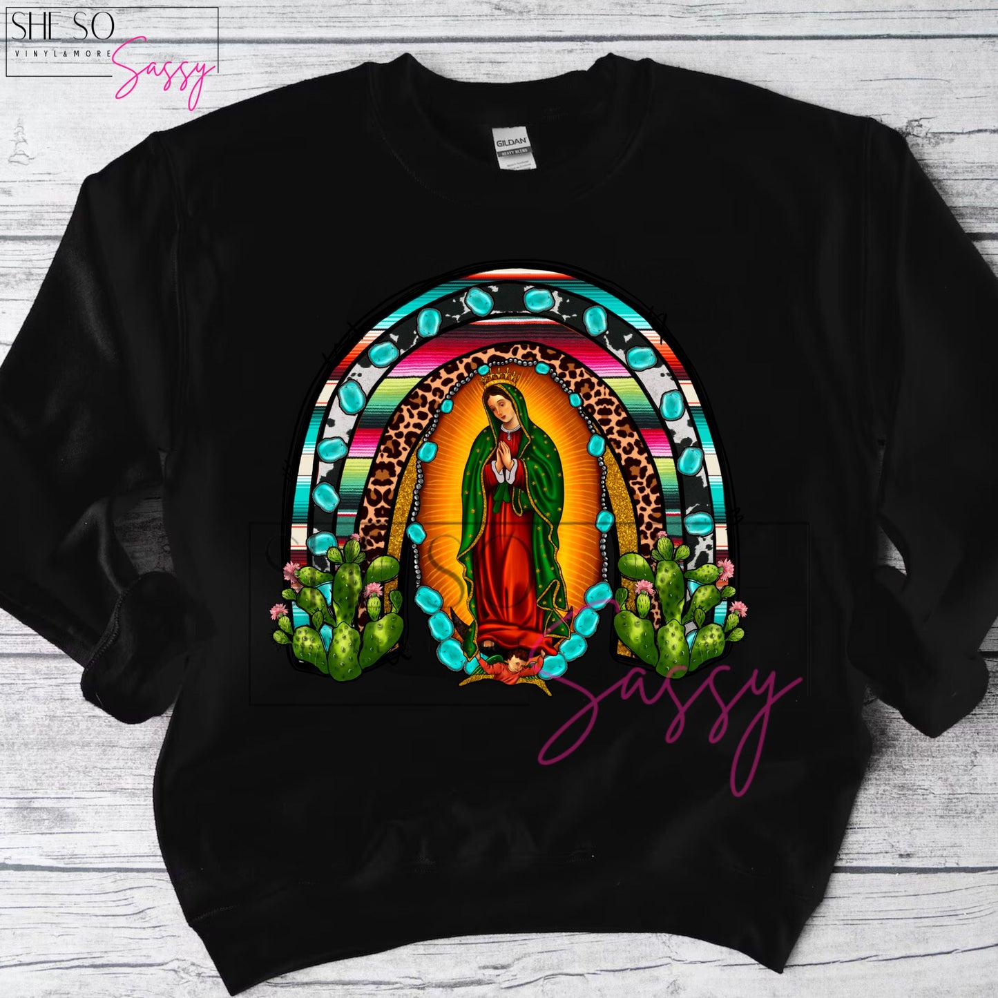 Virgen de Guadalupe-Rainbow