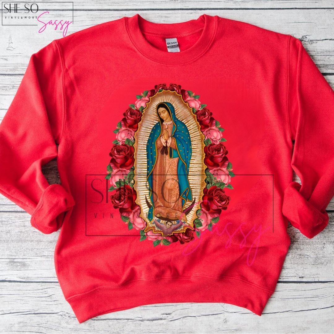 Virgen de Guadalupe-Roses