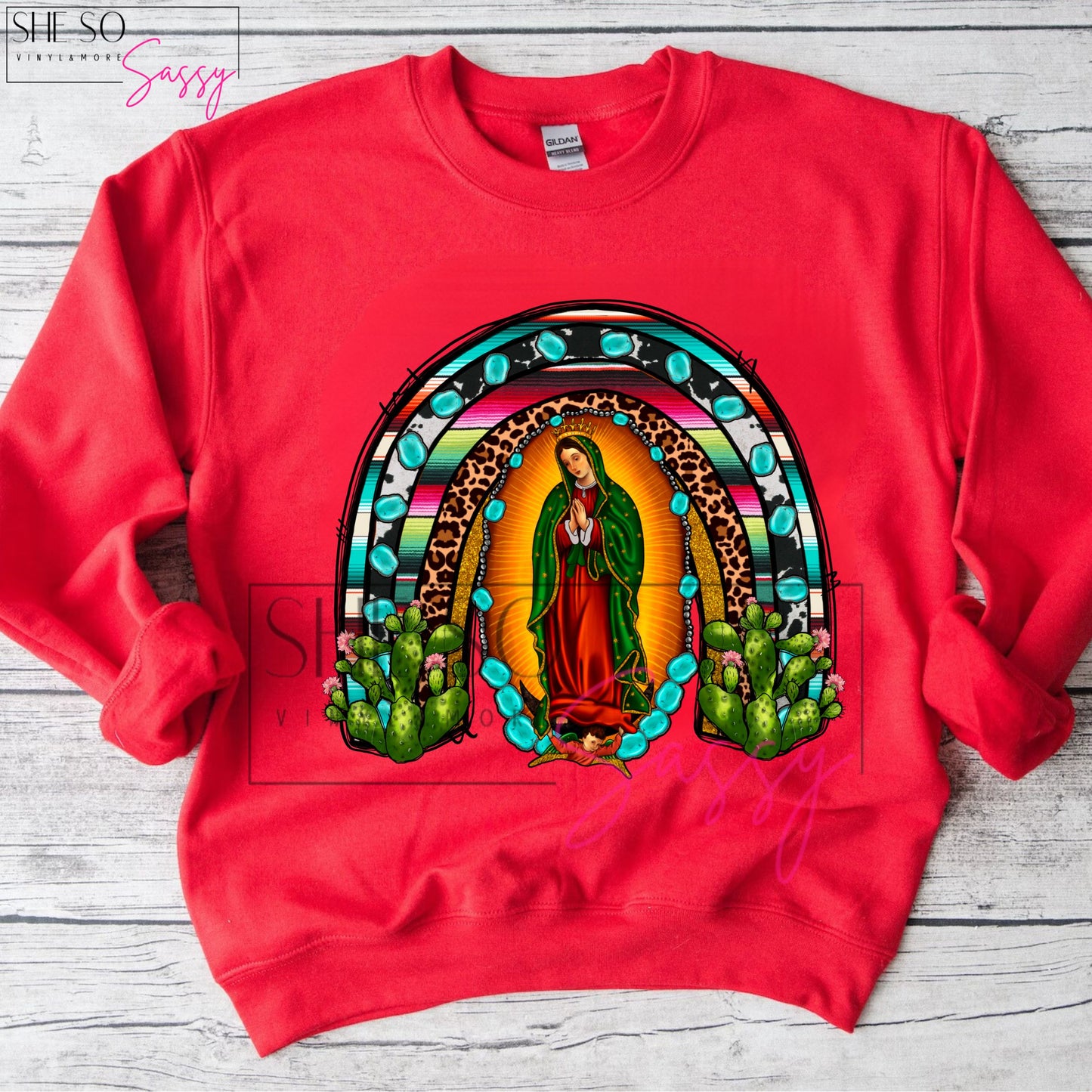 Virgen de Guadalupe-Rainbow