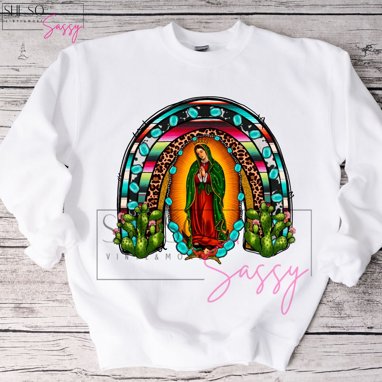 Virgen de Guadalupe-Rainbow