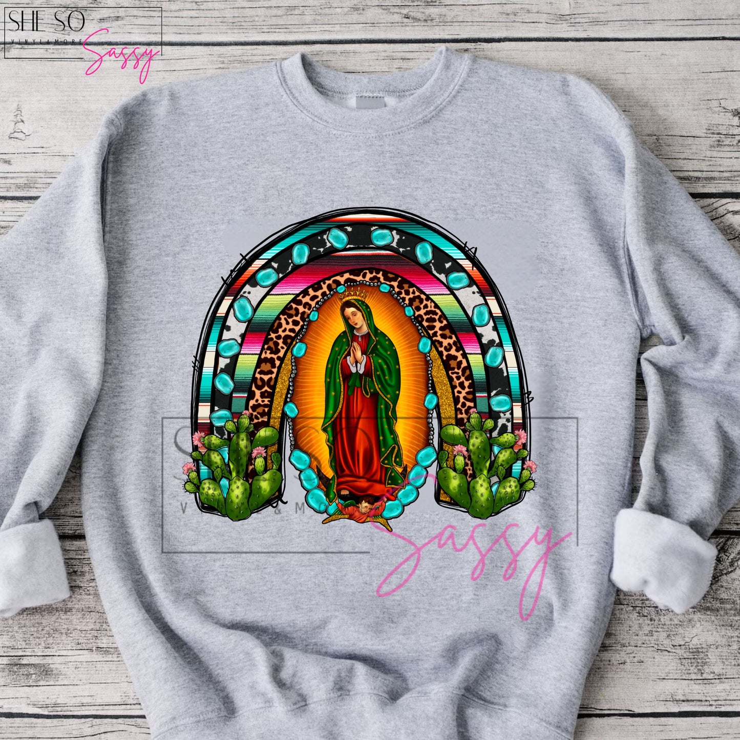 Virgen de Guadalupe-Rainbow