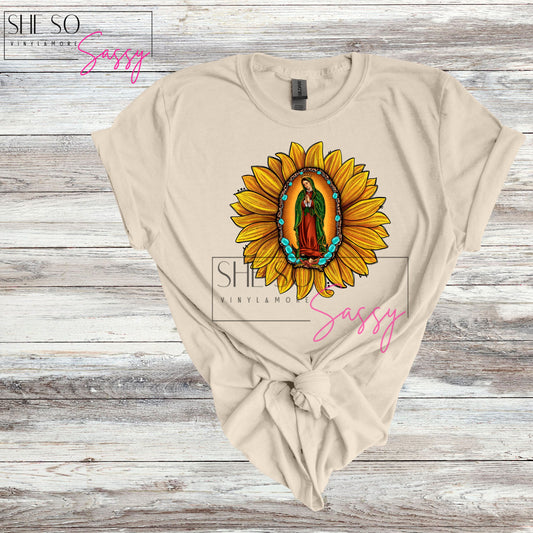 Virgen de Guadalupe-Sunflower